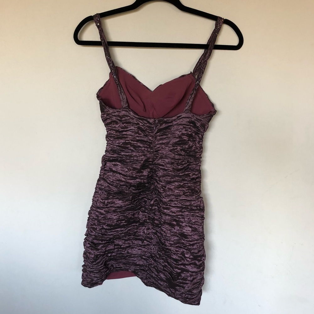 BCBGMaxAzria Ruched Cocktail Dress - Picture 4 of 5